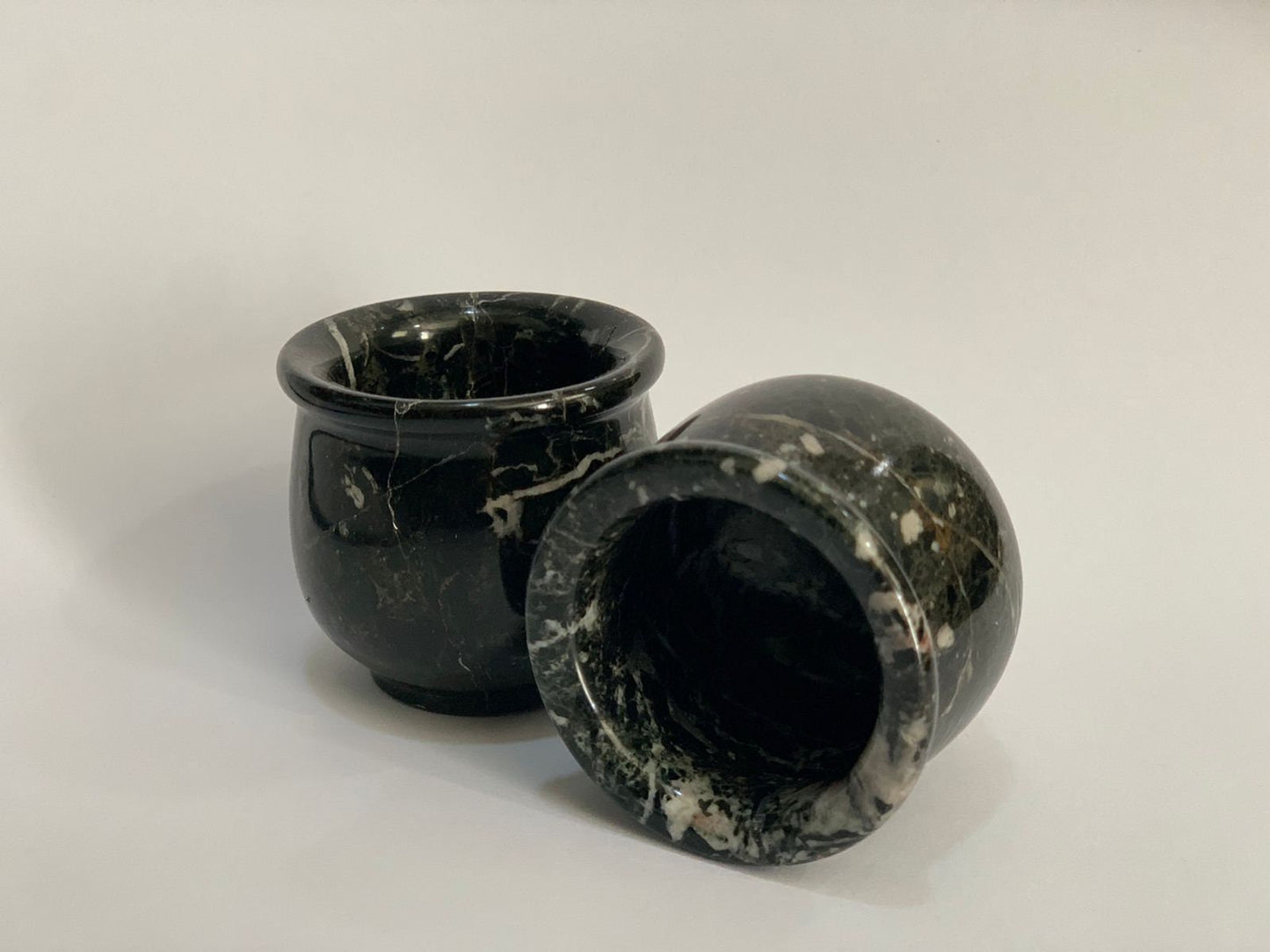 Handcrafted Marble Wine and Shot Glasses, Made from Real Marble, Comes in a Bespoke Gift Box, Perfect Gift for Wedding or Housewarming