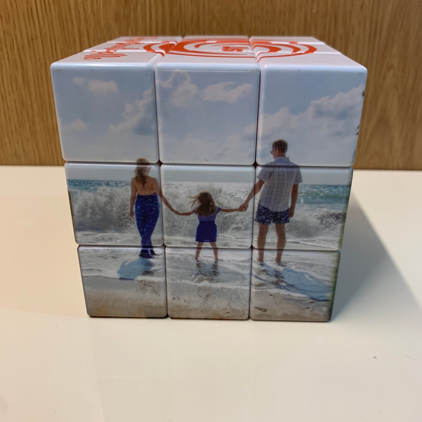 7x7cm Personalised Photo Puzzle Cube with Personalised Stand , Add up to 6 Photos, Perfect Gift for all Occasions