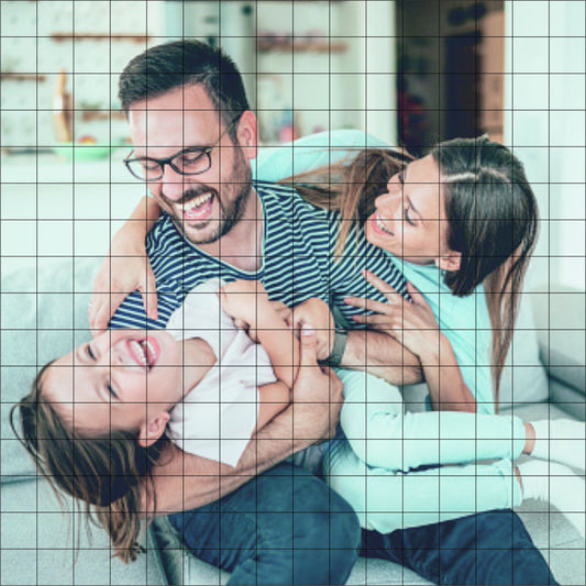 Personalised Photo Tile Puzzle, PhotoTiles, Comes with a Brick Separator - Compatible with Lego bricks